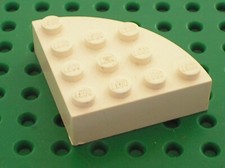 LEGO White Brick Corner Round