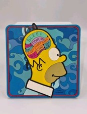 Simpsons Homer Rubber Coaster 2005 Fox Animation 3.5"x3.5" Square Place Mat