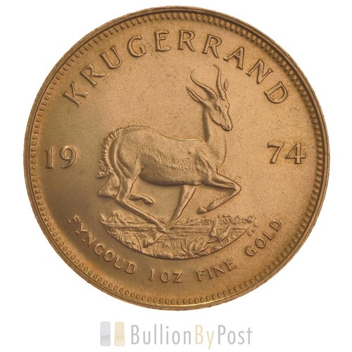 1974 krugerrand gold coin 1oz - krugerrand,