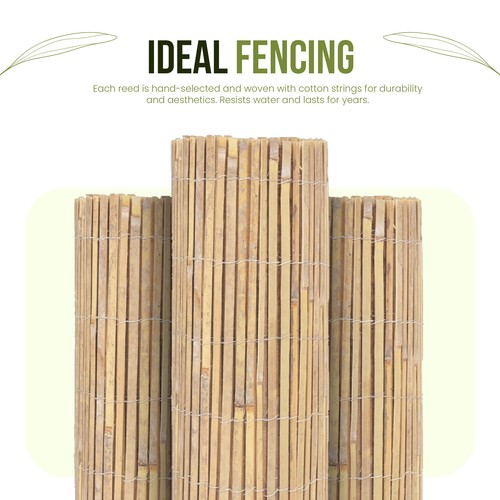Bamboo slat fencing screening - bamboo,