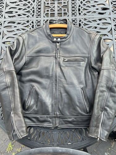 Davida men black leather - black,