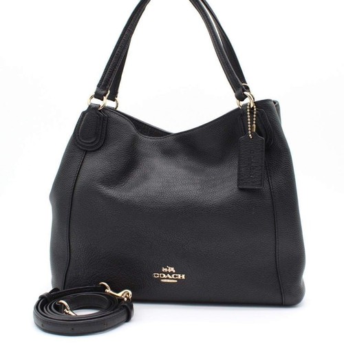 Coach edie convertible - coach, pebbled