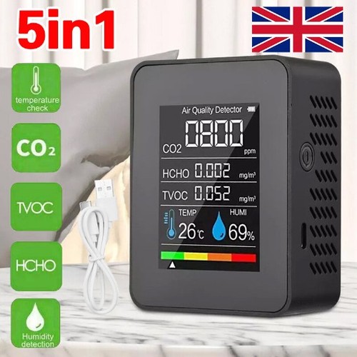Co2 meter air quality monitor - co2,