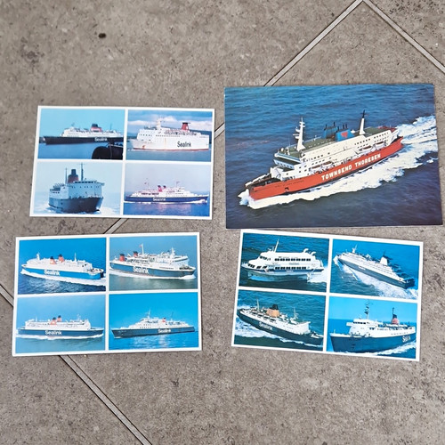 Ferry ship postcards - ferry, of