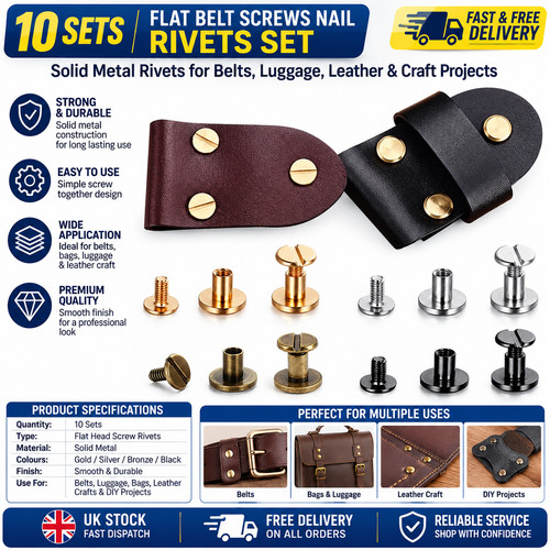 10sets flat belt screw - 10sets,