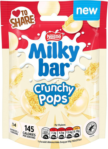 Milkybar crunchy pops white - milkybar,