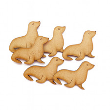 Sea Lion MDF Craft Shapes Animals Decor DIY Wooden Ornaments Blanks