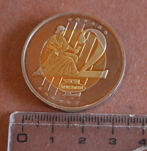 Old euro trial coin - euro,