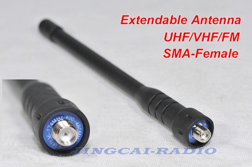 Dual band extendable antenna - dual,