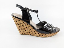 Steve Madden Black Faux Patent