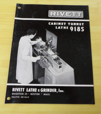 Vtg Rivett 918-S Lathe