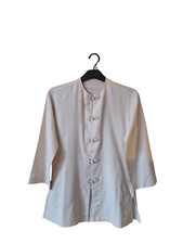 Vintage Philippino Chinese Style Dress Shirt