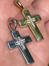 Real Natural Diamond Cross
