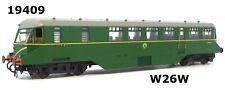 Heljan 19409 AEC Diesel Railcar W26W – with Speed Whiskers  In BR Green Livery