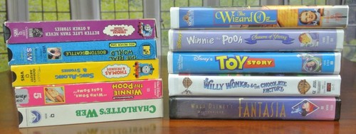 Walt disney vhs movie tapes - movie,