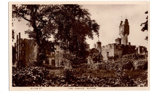 Ruthin the castle denbighshire - the,