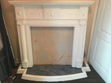 White Queen Anne Style Fire