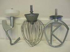 Kenwood Major - Balloon Whisk, K Beater & Dough Hook XL Mixer Attachments