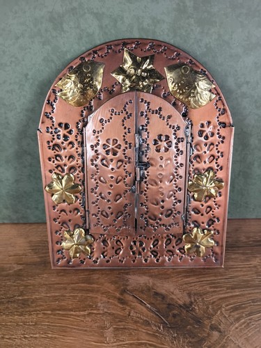 Vtg mexican folk art punched - vtg,