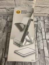 safety MANDOLINE SLICER  white BNIB collapsible, manual - CG F13