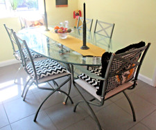 BEAUT.PIERRE VANDEL DINING ROOM SUITE WITH TABLE & SIX CHAIRS.HARRODS PURCHASED.