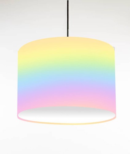 Ombre rainbow ceiling drum - ombre,