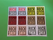 2x Rock Shox Logo Stickers Graphics Decals for Bike MTB DH AM XC