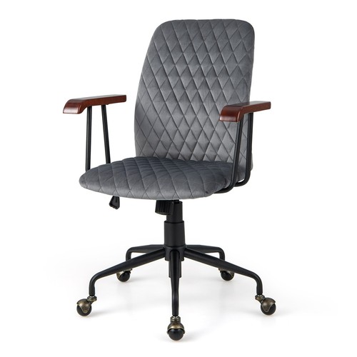 Swivel velvet office chair - swivel,