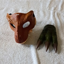Dinosaur Face Mask and Claw