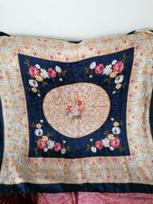 Vintage Italian Square Silk Scarf.