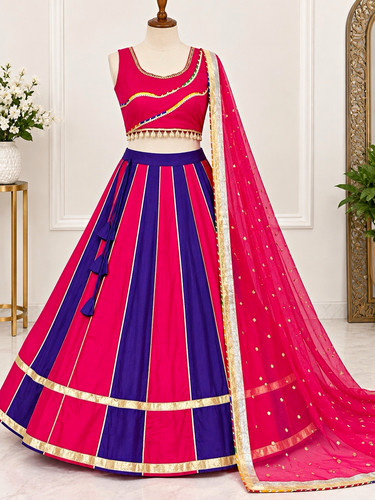 Women pink blue - blue, chaniya
