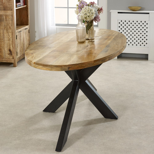 Surrey solid wood metal - surrey, oval