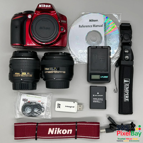 Nikon d3200 red - nikon, +