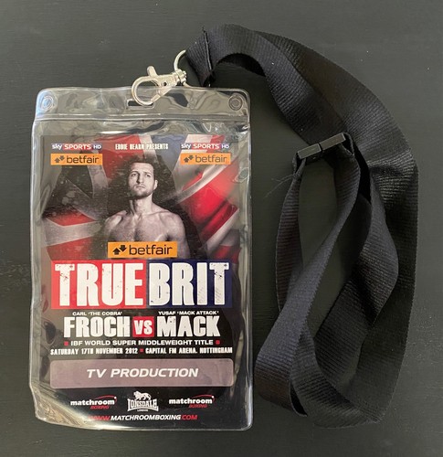 Boxing vip ticket pass - ticket, for