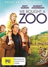 WE BOUGHT A ZOO MATT DAMON SCARLETT JOHANSSON IMPORT DVD REGION 2 & 4 NEW SEALED