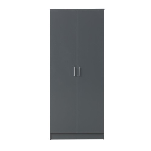 Dark grey wardrobe - grey,
