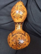 Vintage Carved Calabash Gourd