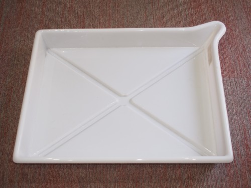 Jemerton white developing tray - developing,