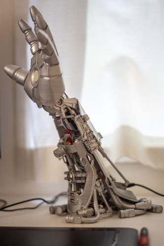 Iron man hand lamp - man,