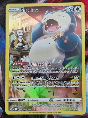 Pokémon tcg snorlax lost - pokémon,