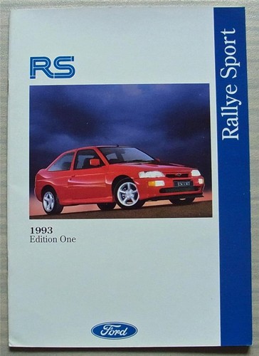 Ford car sales brochure - ford, rs