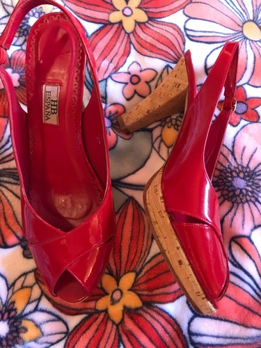 Espana red leather sandals - espana,