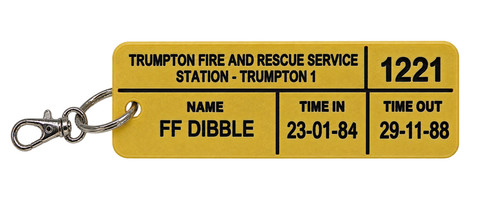 Personalised gold fire service - personalised,