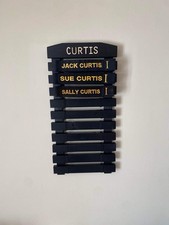 Personalised Martial arts belt display 10 belt slats, karate taekwondo judo mma