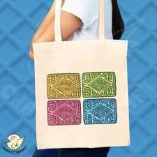 Custard Cream POP ART  tote bag,  canvas shoulder bag, cute shopping bag gift
