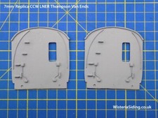 0 gauge Pair Resin Replica CCW LMS & LNER Coaching Stock Van Ends poss Thompson