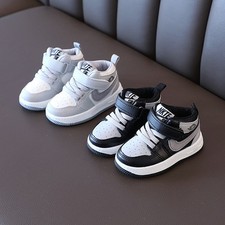 BABY PREWALKER KIDS TRAINERS GIRLS BOYS SPORTS SHOES TODDLER HIGH TOP SNEAKERS