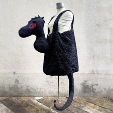 Vintage 1970s Handmade Sea Horse Loch Ness Monster Unisex Halloween Costume