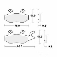 TRW Brake Pads Standard MCB663 Fits Suzuki UH 200 2020-2021