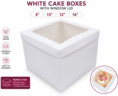 White cake boxes with - boxes, |